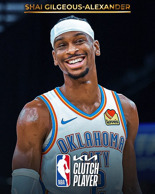 开云-NBA官方：亚历山大当选年度最佳关键球员 多项关键数据联盟第一